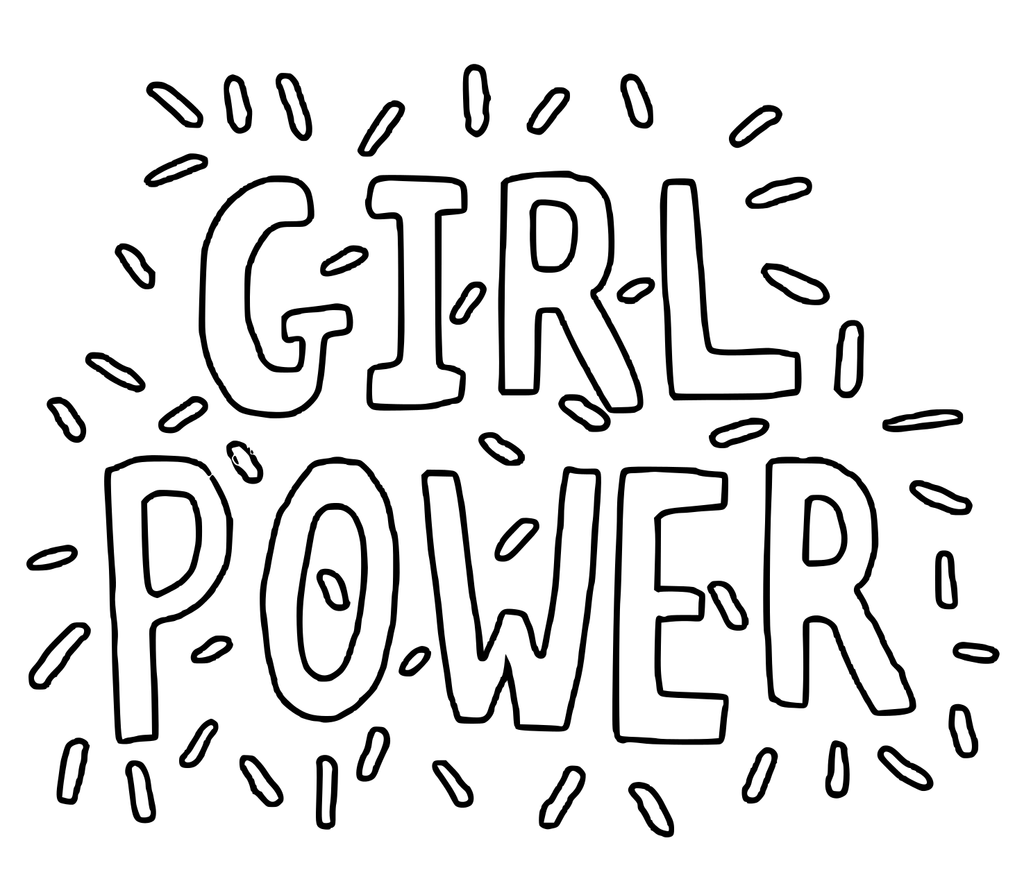 Girl Power Hand Lettering