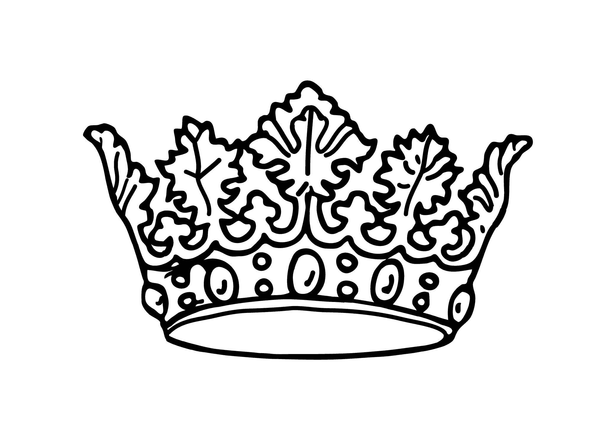 Girl S Crown 04 Coloring Page