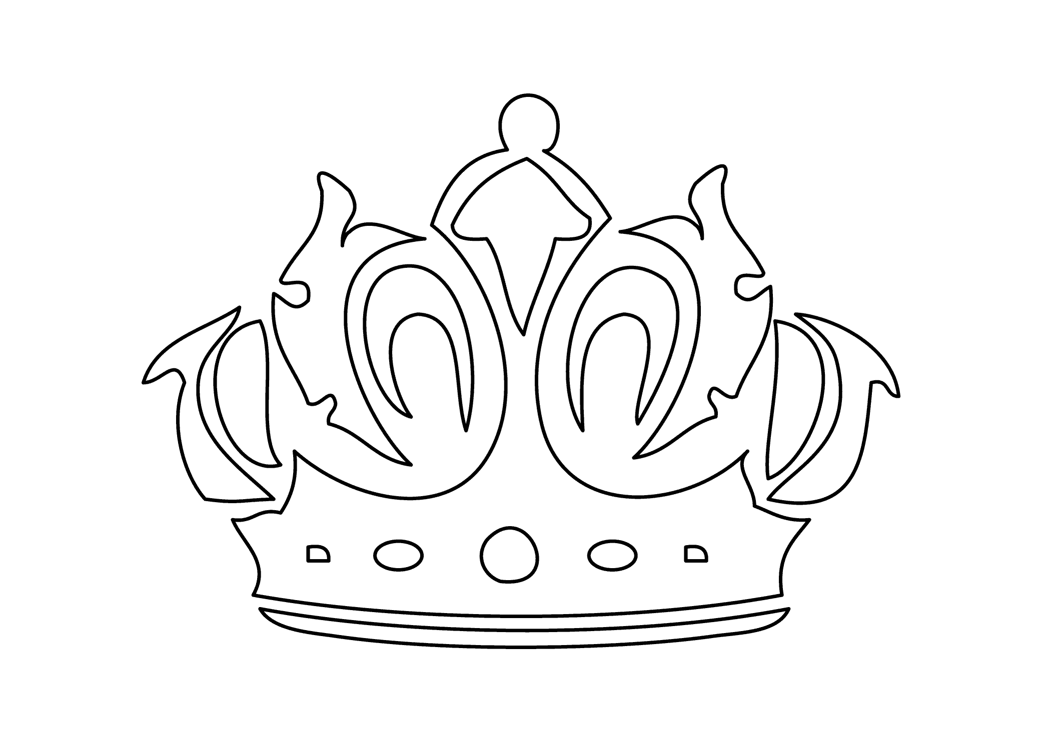 Girl S Crown Young Woman Coloring Page