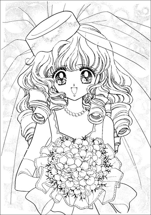 Glitter Force Happy Paradise 1 Coloring Page