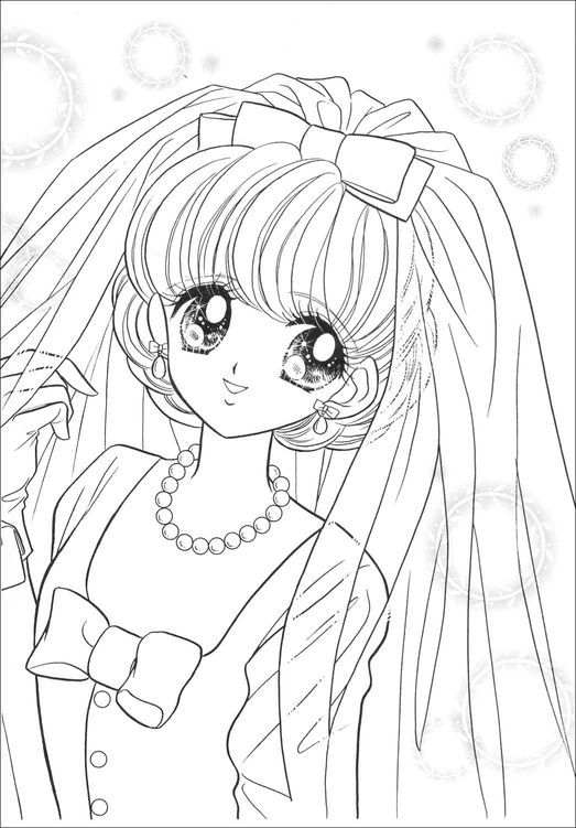 Glitter Force Happy Paradise Beautiful Eyes Coloring Page