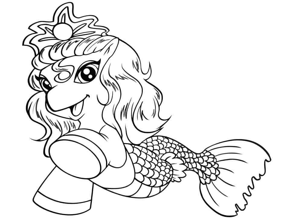 Glitterina from Filly Funtasia Coloring Page