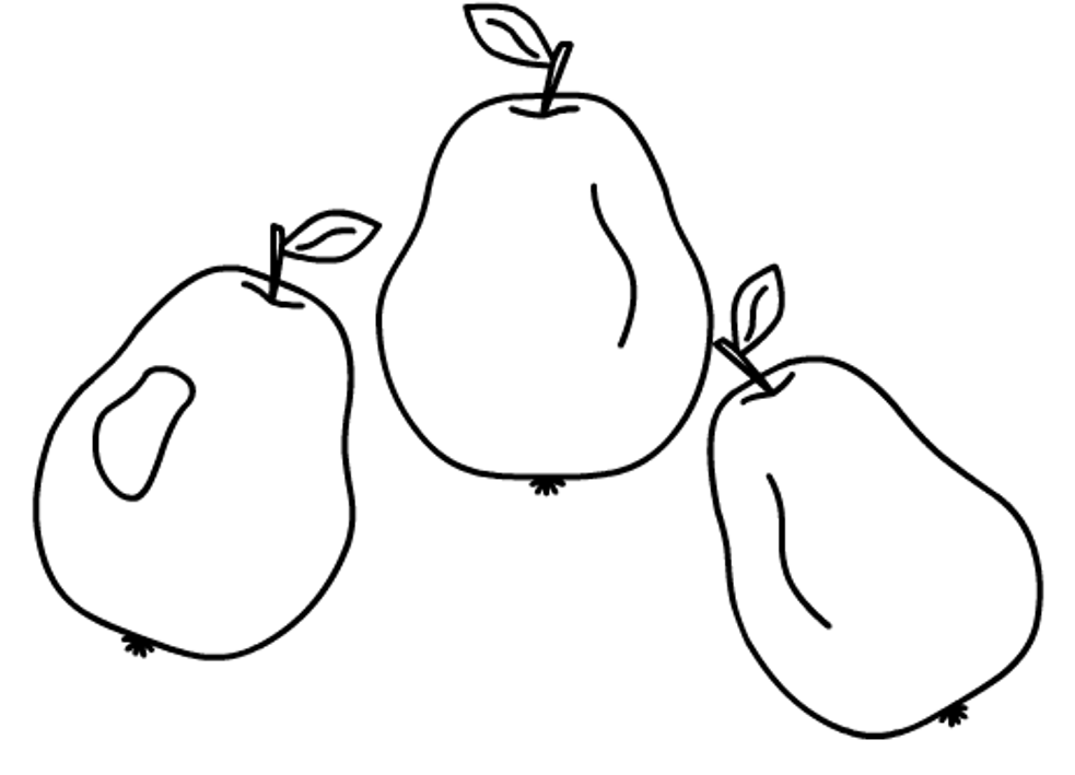Good Pears Fruit S69e3 Coloring Page