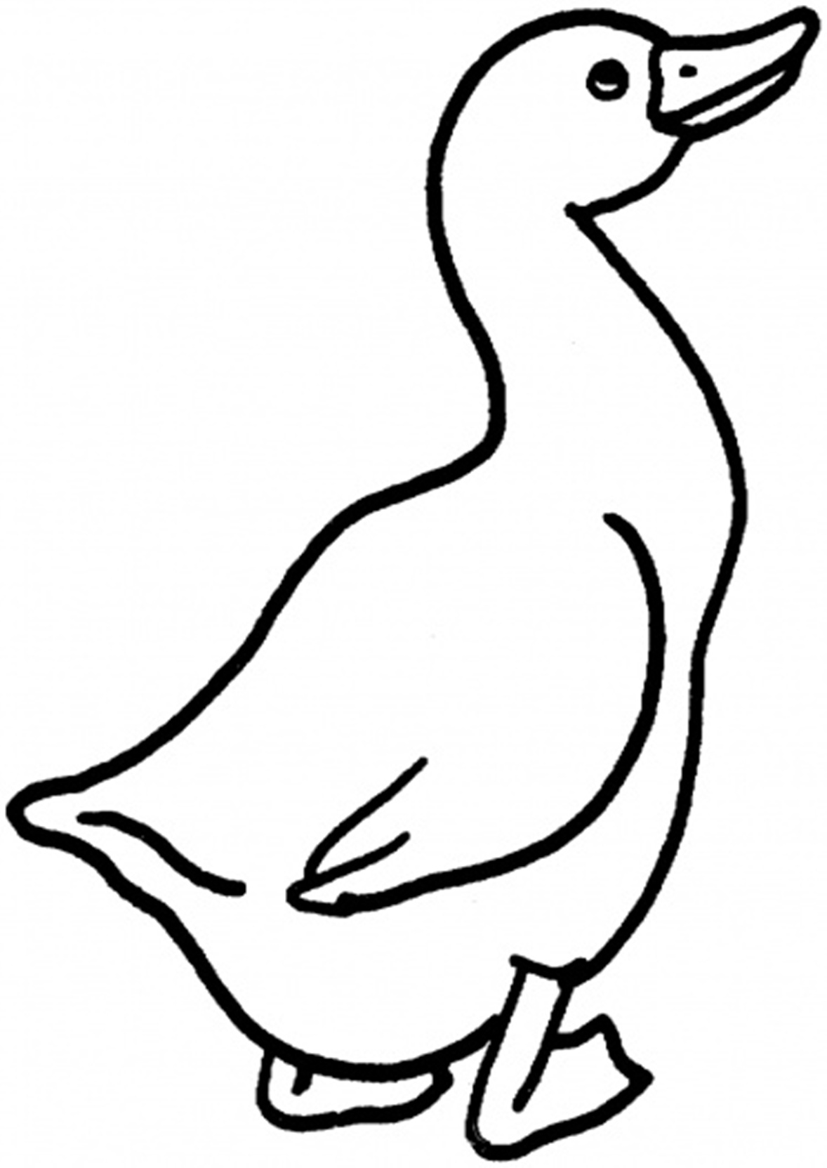 Goose Printable Animal S For Childrenae20 Coloring Page