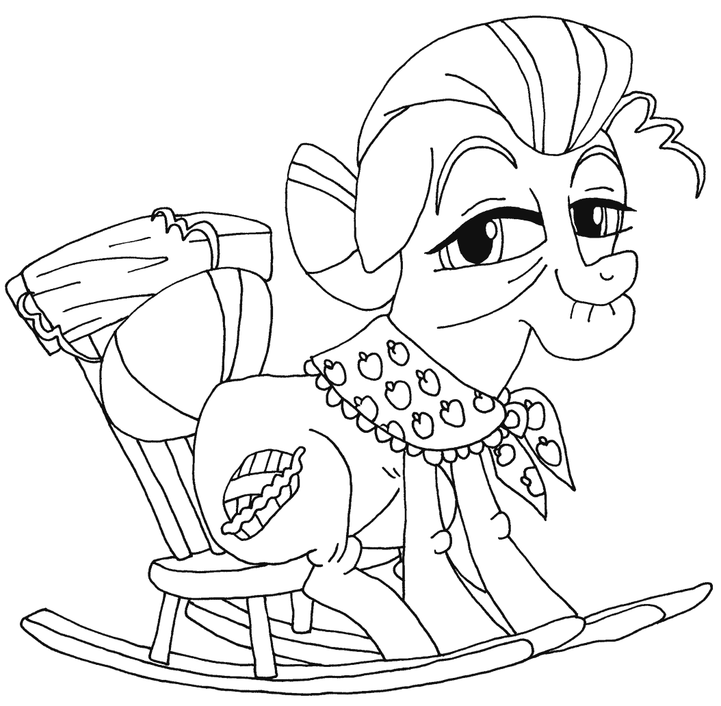 Granny Smith My Little Pony Coloring Page