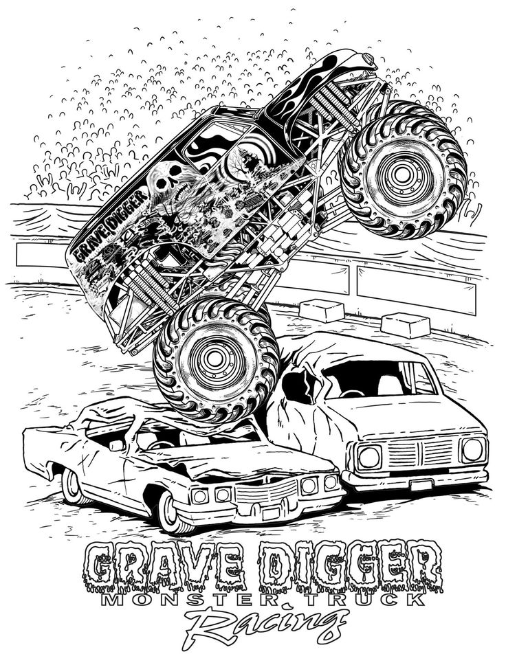 Grave Digger Hot Monster Truck