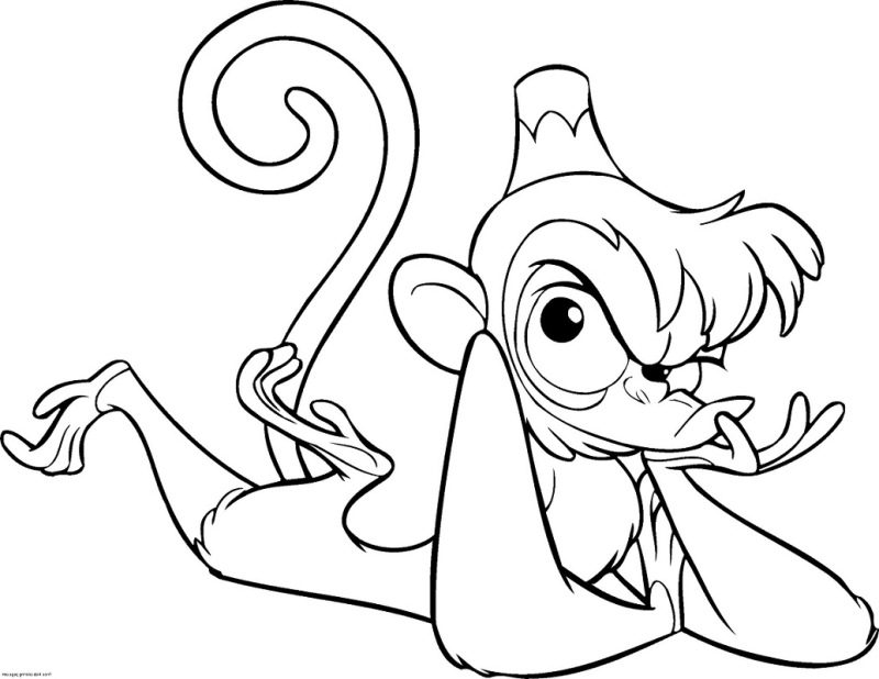 Grumpy Abu Disney Princess S55fd Coloring Page