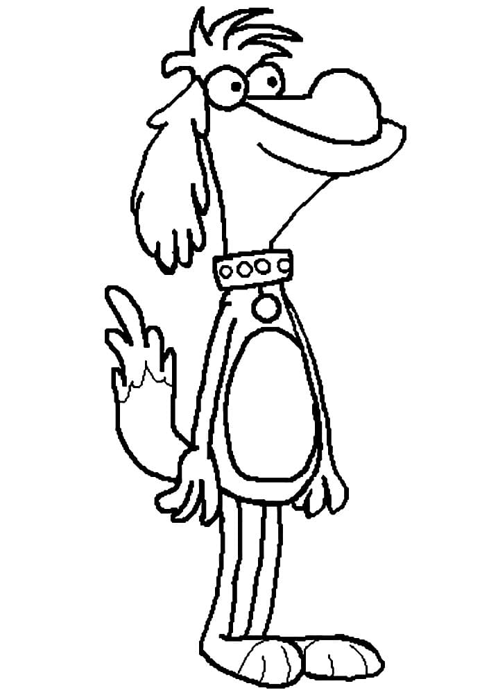 Hal the Dog Coloring Page