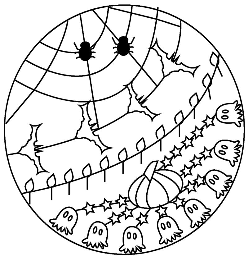 Halloween Mandala 16