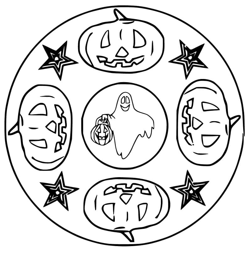 Halloween Mandala 3
