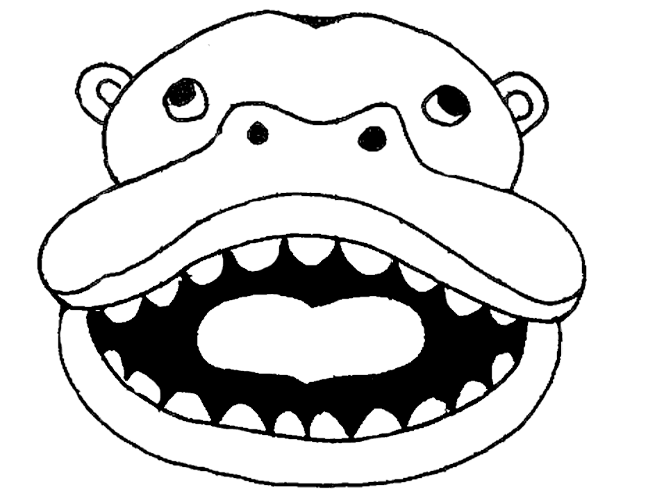 Halloween Mask 8 Coloring Page