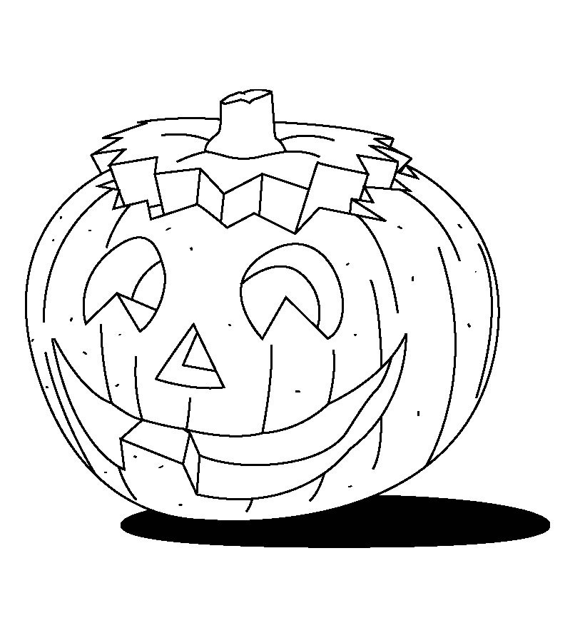 Halloween Pumpkin Colouring Pages For Kids To Print Coloring Page