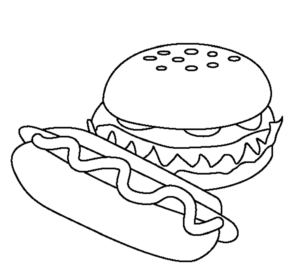 Hamburger And Hotdogs