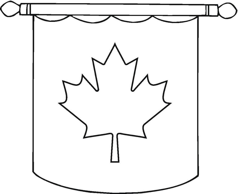 Hanging Canadian Flag