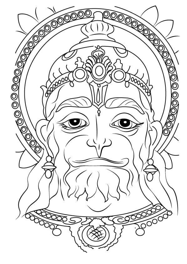 Hanuman Face