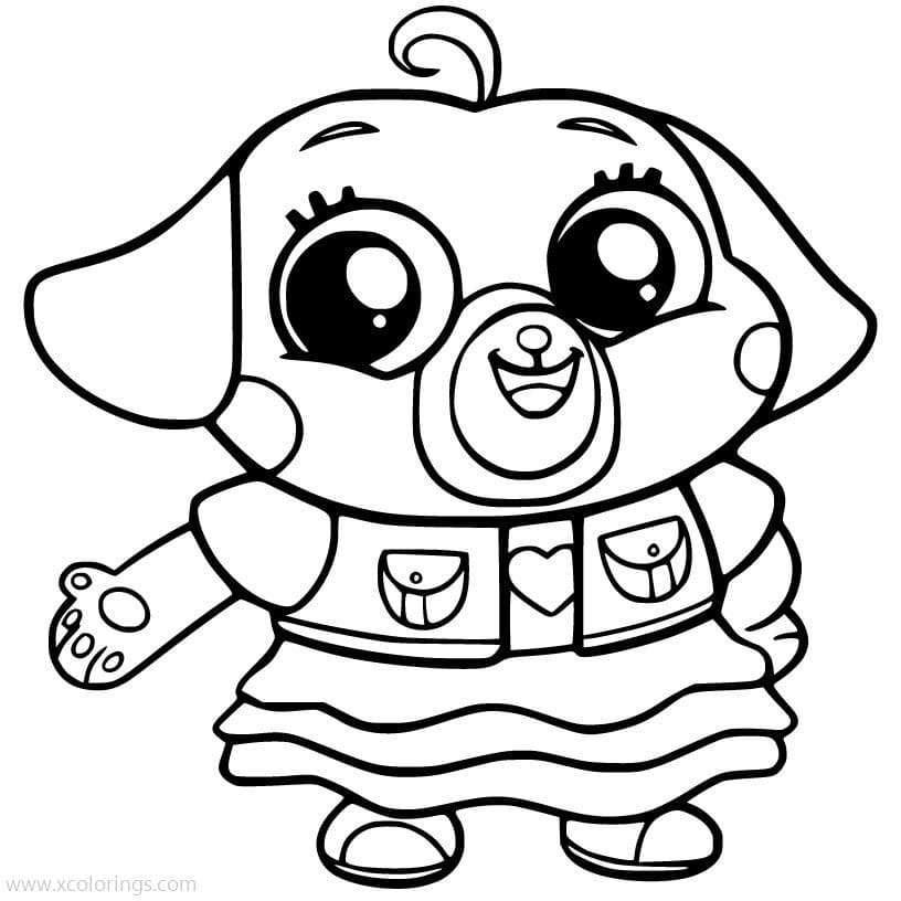 Happy Chip Coloring Page