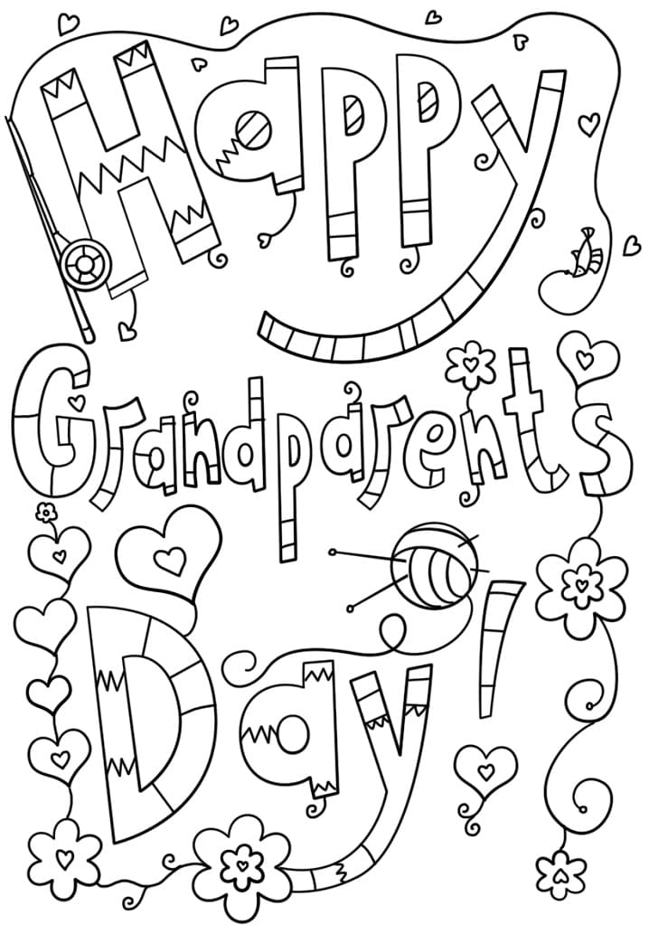 Happy Grandparents Day Doodle