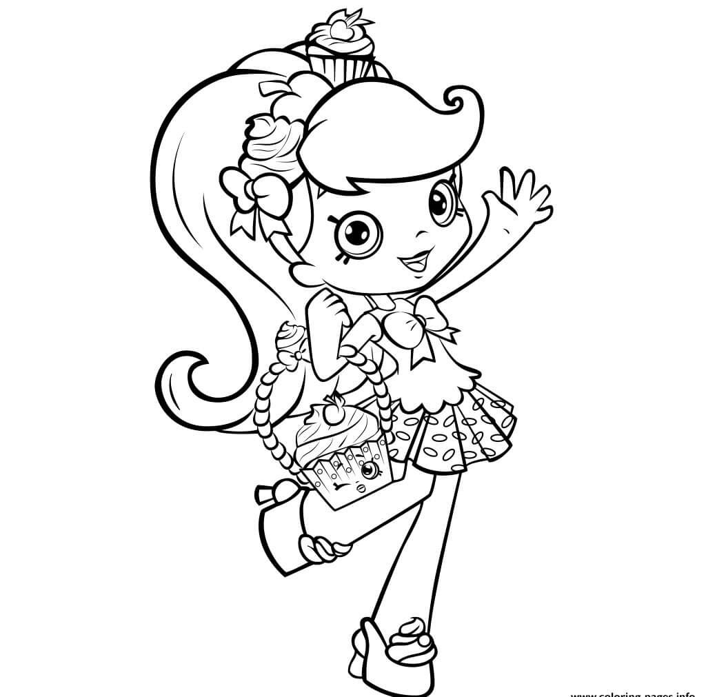 Happy Jessicake Coloring Page
