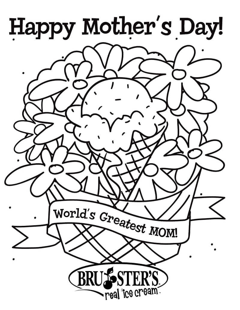 Happy Mother's Day 20 Coloring Pages   Coloring Cool