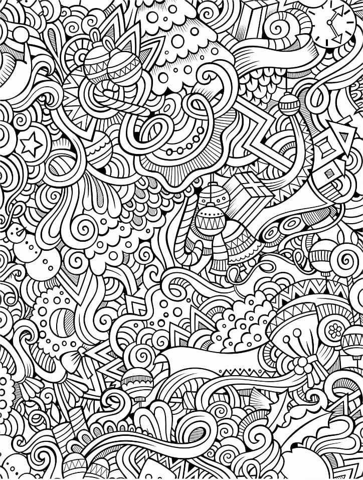 Hard For Kids Coloring Page