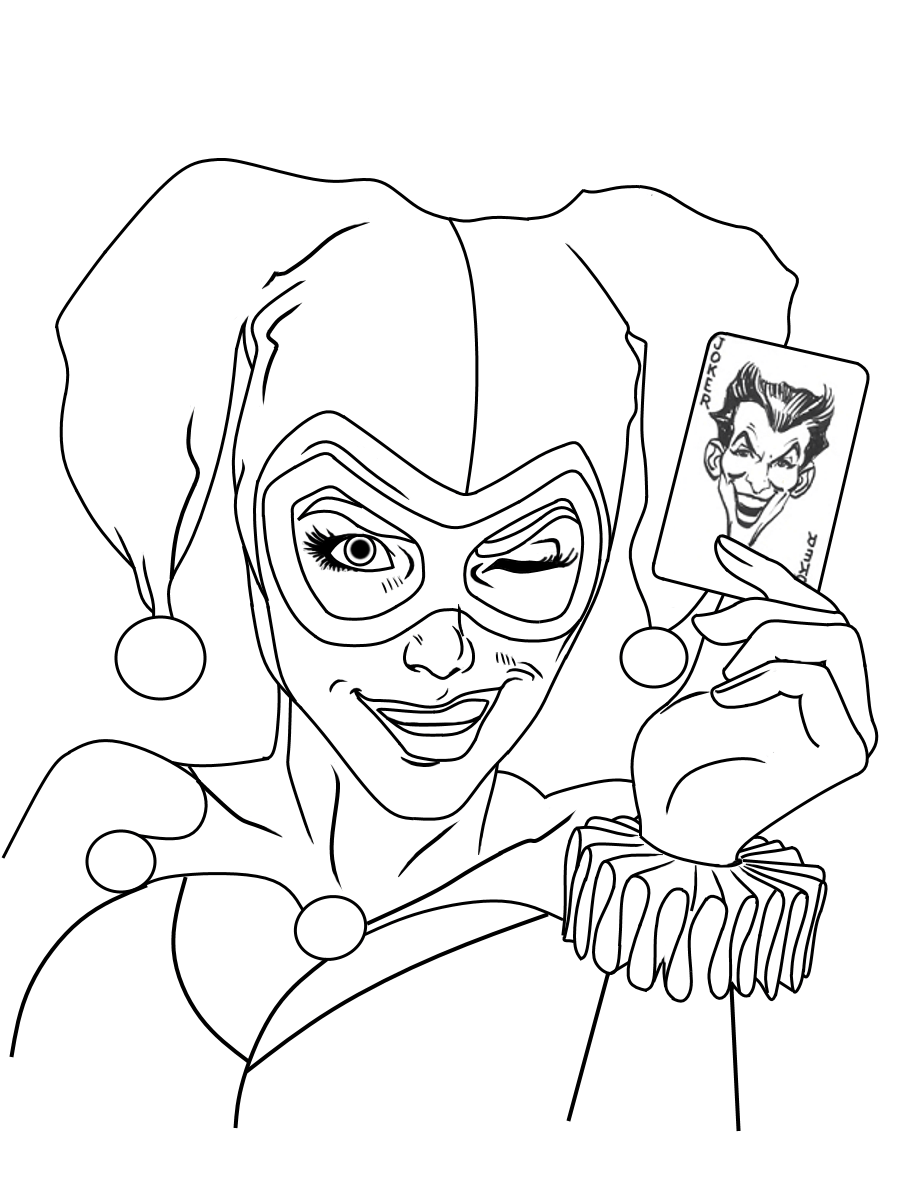 Harley Quinn Joker Card Dc Universe
