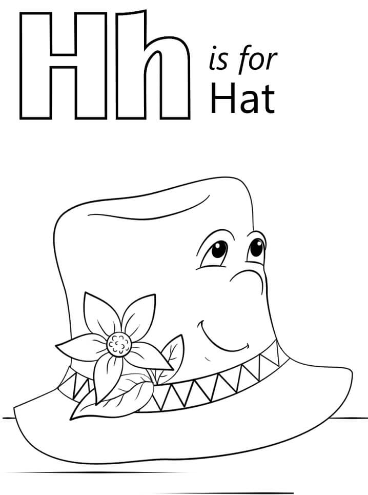 Hat Letter H