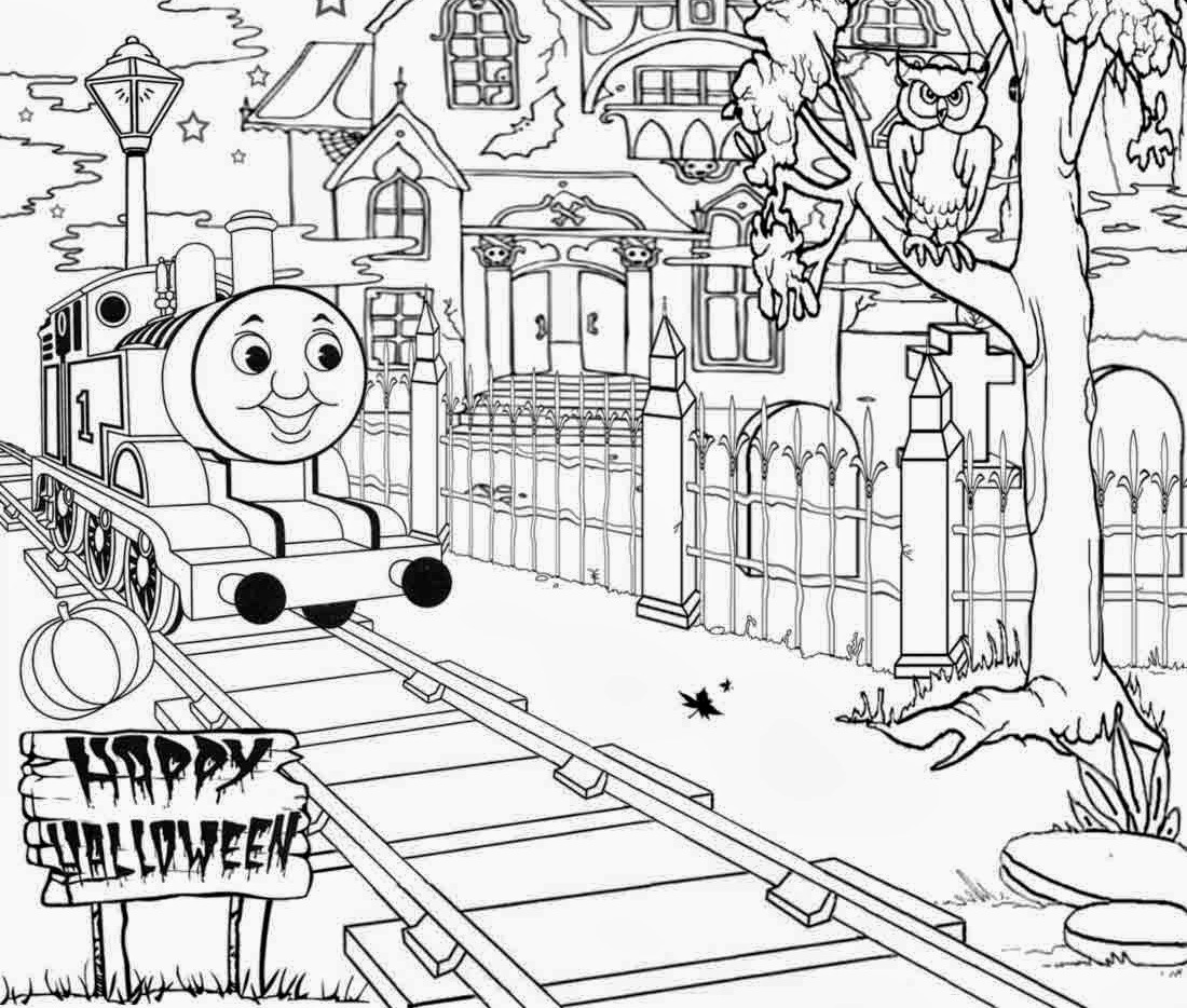 Haunted Thomas The Train Halloween