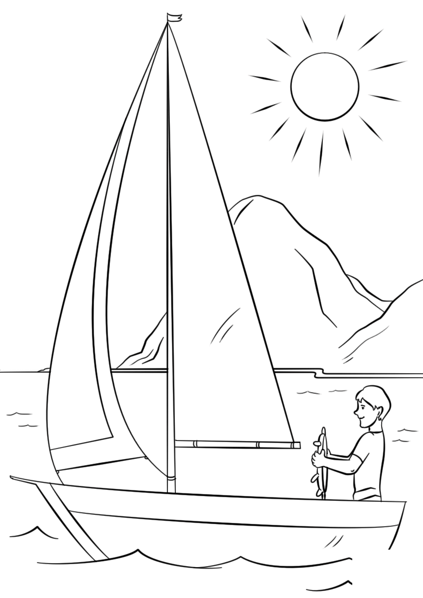 Have A Great Summer By Lena London Coloring Page