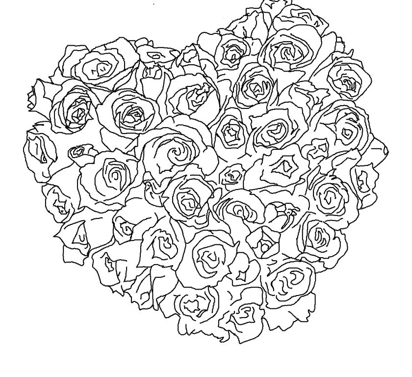 Heart Of Roses Valentine