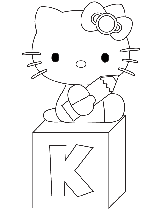 Hello Kitty K Is For Kitty