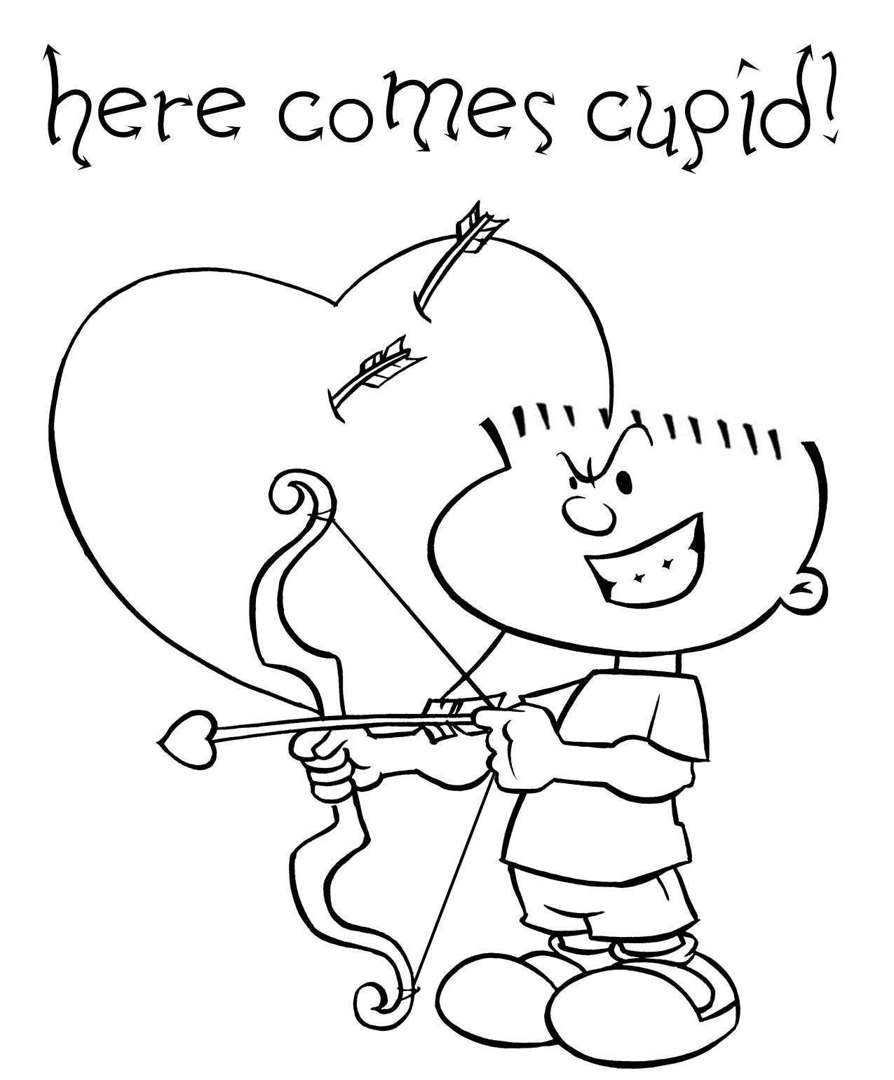 Here Comes Cupid Valentine Scef4