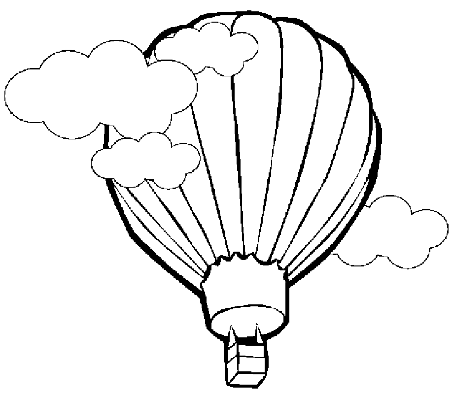 Hot Air Balloons To Print