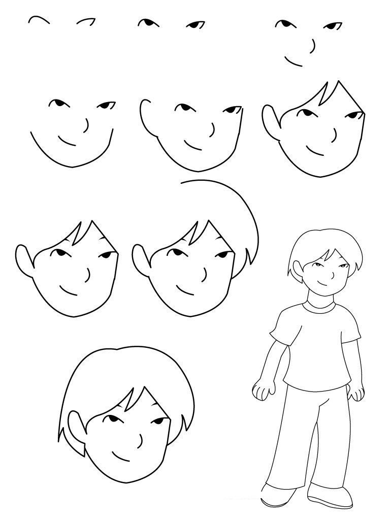 How To Draw A Boy