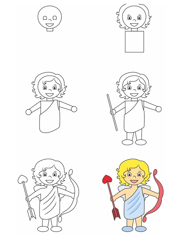 How To Draw Cupid