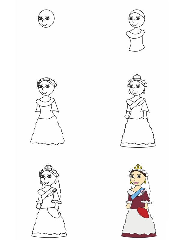 How To Draw Queen Victoria