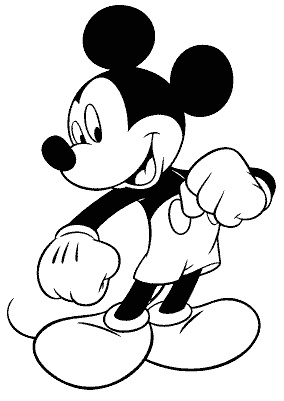 I Am Mickey Disney Coloring Page