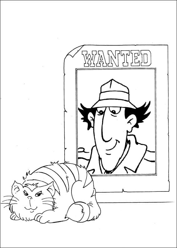 Inspector Gadget Picture Coloring Page