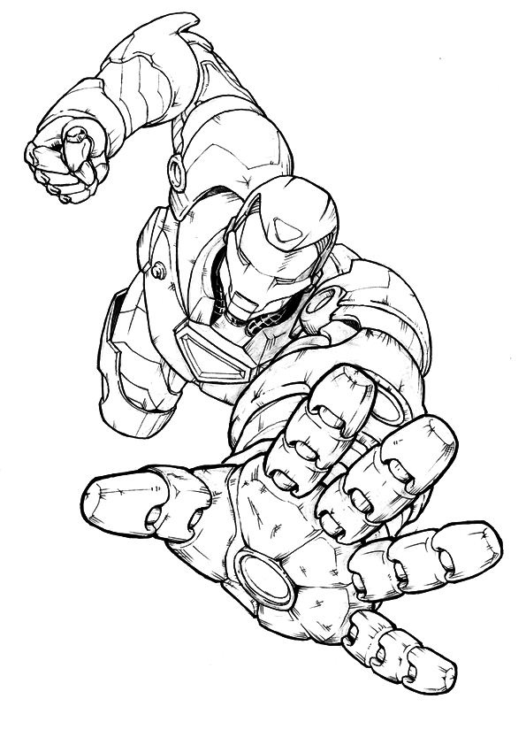 Iron Man S Printableec58 Coloring Page