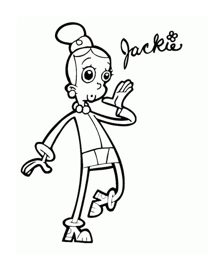 Jackie from Cyberchase