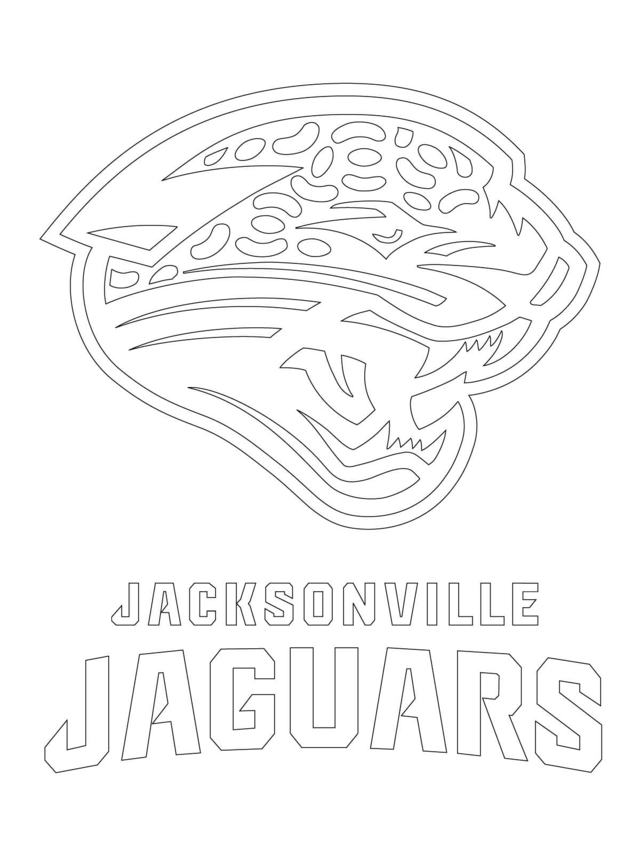 Jacksonville Jaguars Logo Football Sport Coloring Page