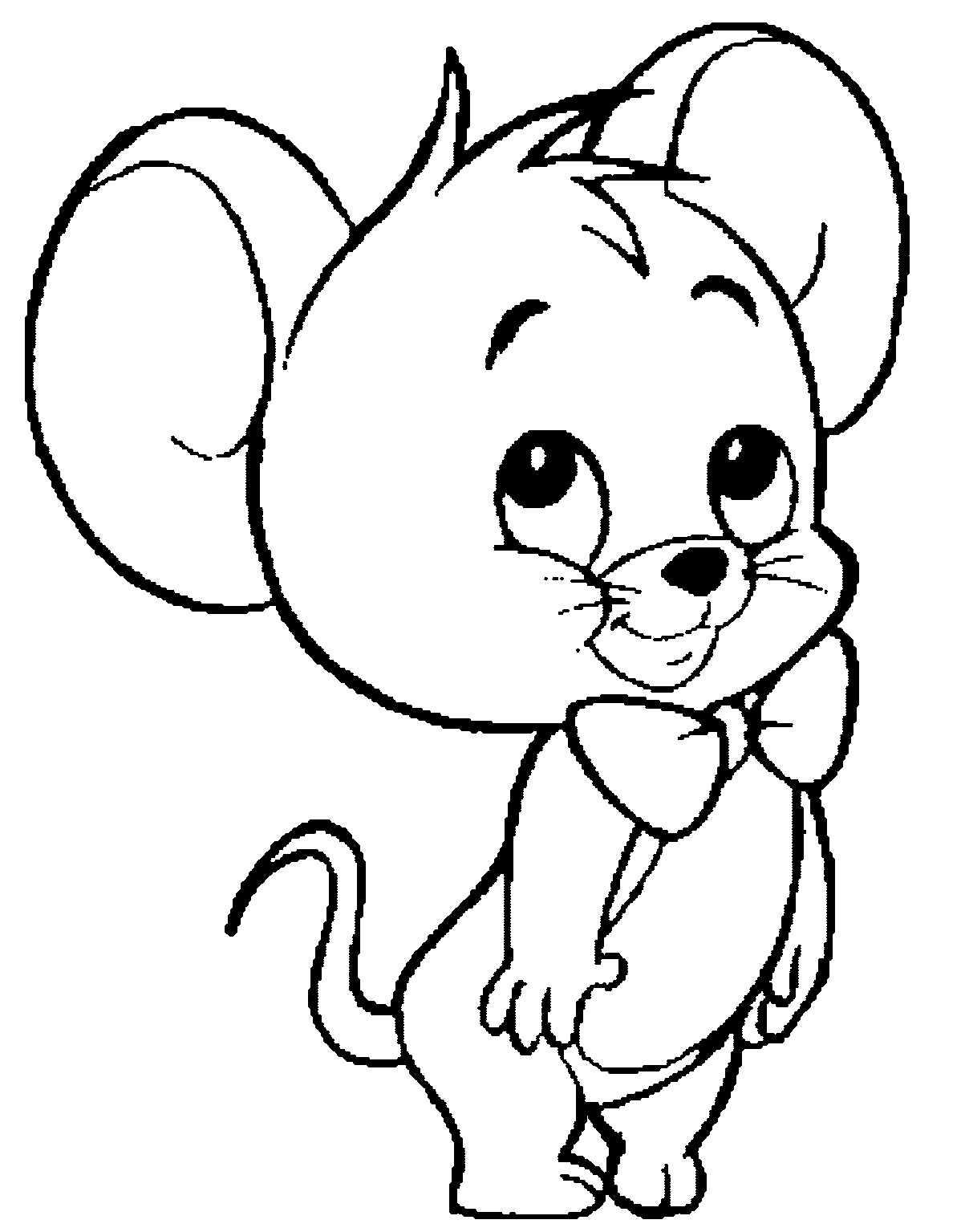 Jerry Mouses Coloring Page