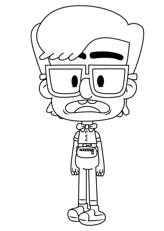 Jerry Rivers from Looped Coloring Page