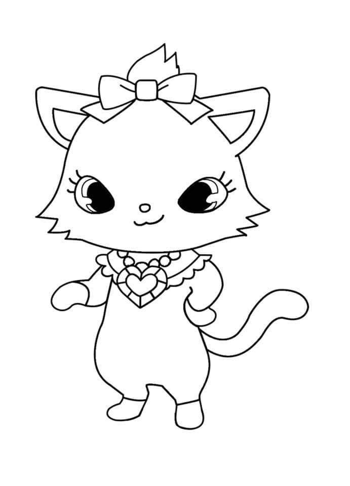 Jewelpets 11 Coloring Page