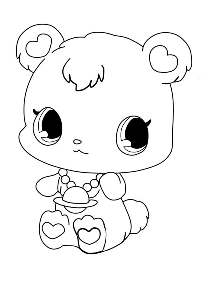 Jewelpets 12 Coloring Page