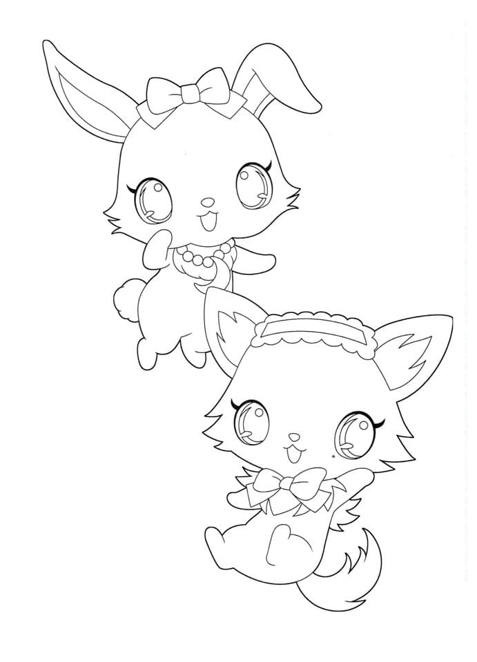 Jewelpets 14 Coloring Page