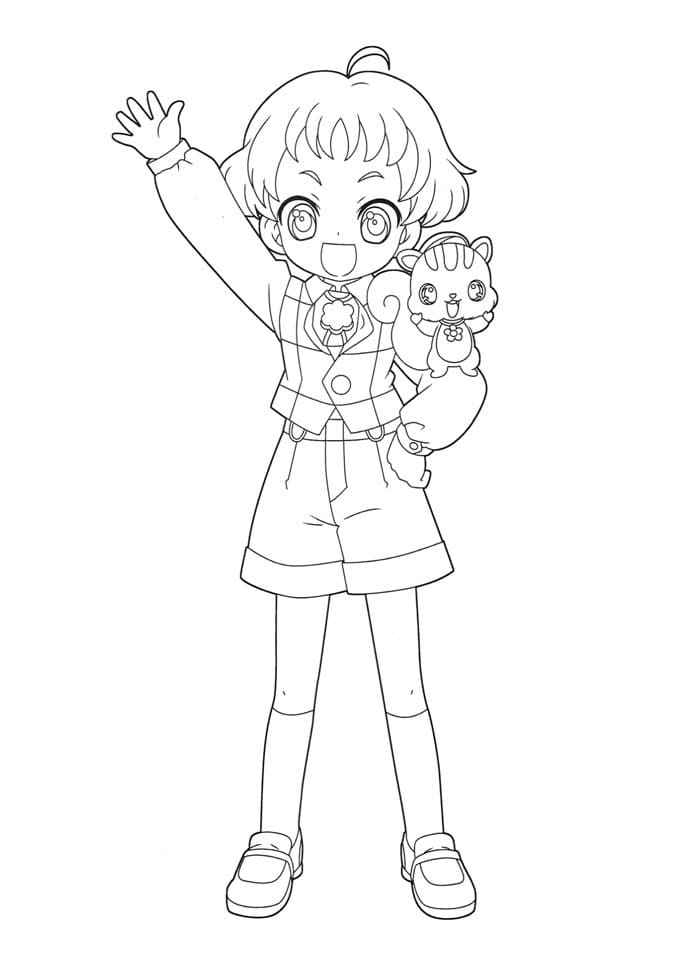 Jewelpets 17 Coloring Page