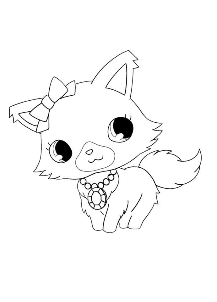 Jewelpets 18 Coloring Page