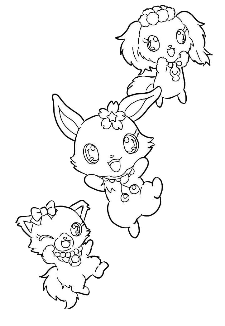 Jewelpets 23 Coloring Page