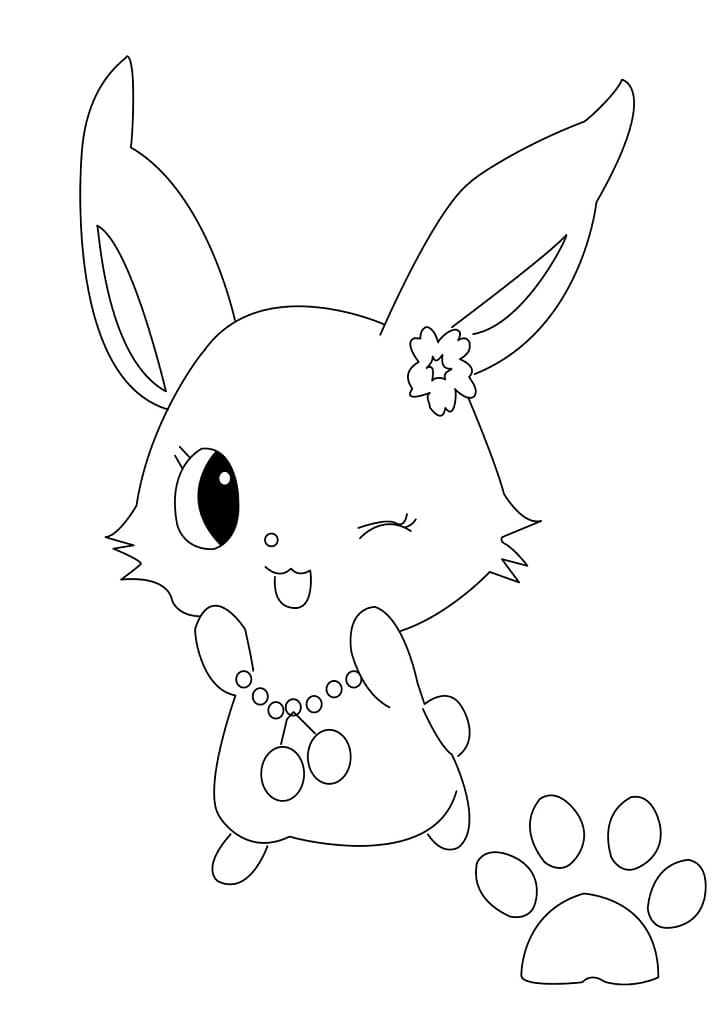 Jewelpets 25 Coloring Page