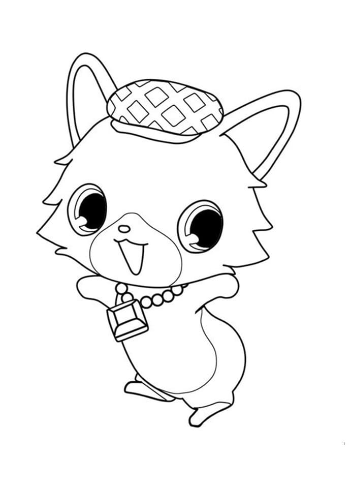 Jewelpets 3 Coloring Page